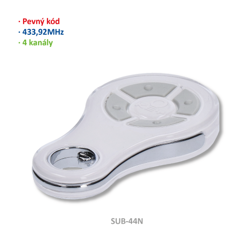 4-kanálový vysílač, samokódovací, pevný kód, voděodolný